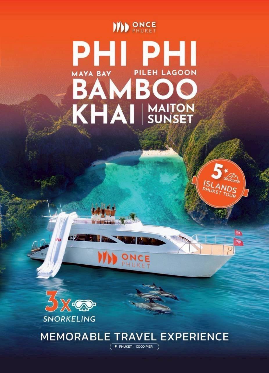 Phi Phi Five-Island Speed Catamaran Tour